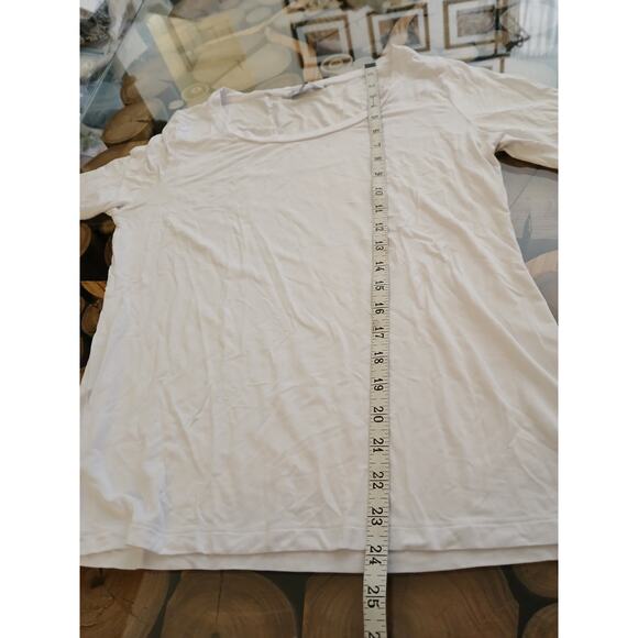 Bodycode Scoop Neck Half Sleeve Classic T-shirt Ballet Tee White Large - Picture 5 of 9